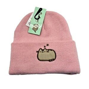 Pusheen The Cat Beanie Hat Pink Fall Winter One size Fits Most NEW